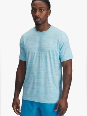 Under Armour Rush Vanish Energy Shirt ~ Ice Blue 1383974-494 | Men's: 2XL *NWT